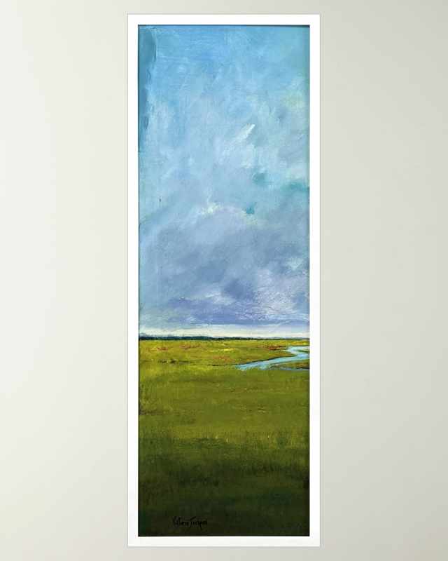 "Settle into Dusk I" Framed Giclee